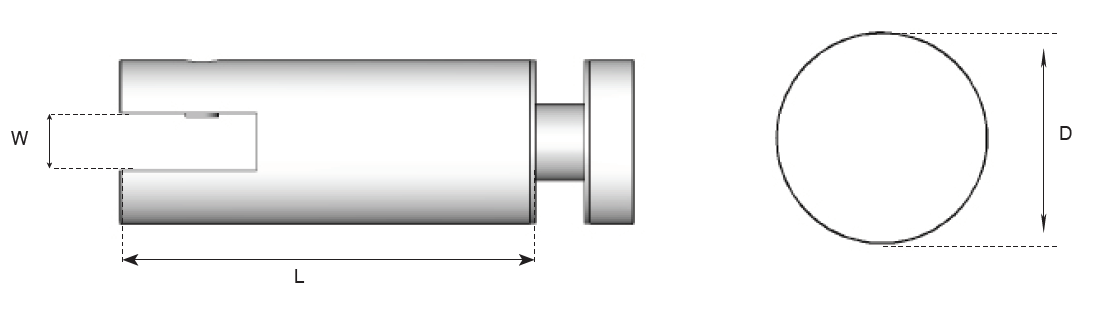 handrail to glass connector